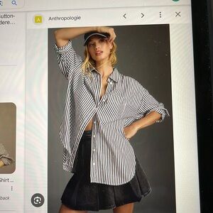 Anthropologie Maeve Bennet Button down shirt, medium